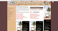 Desktop Screenshot of print-coloring-pages.com